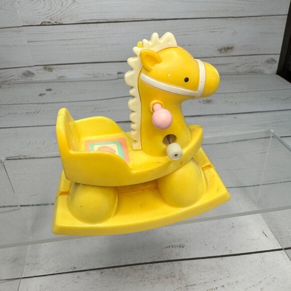 Tomy Cabbage Patch Kids Wind-Up Toy Lot of 5 Rocking Horse Swing Cradle Figures - Picture 9 of 16